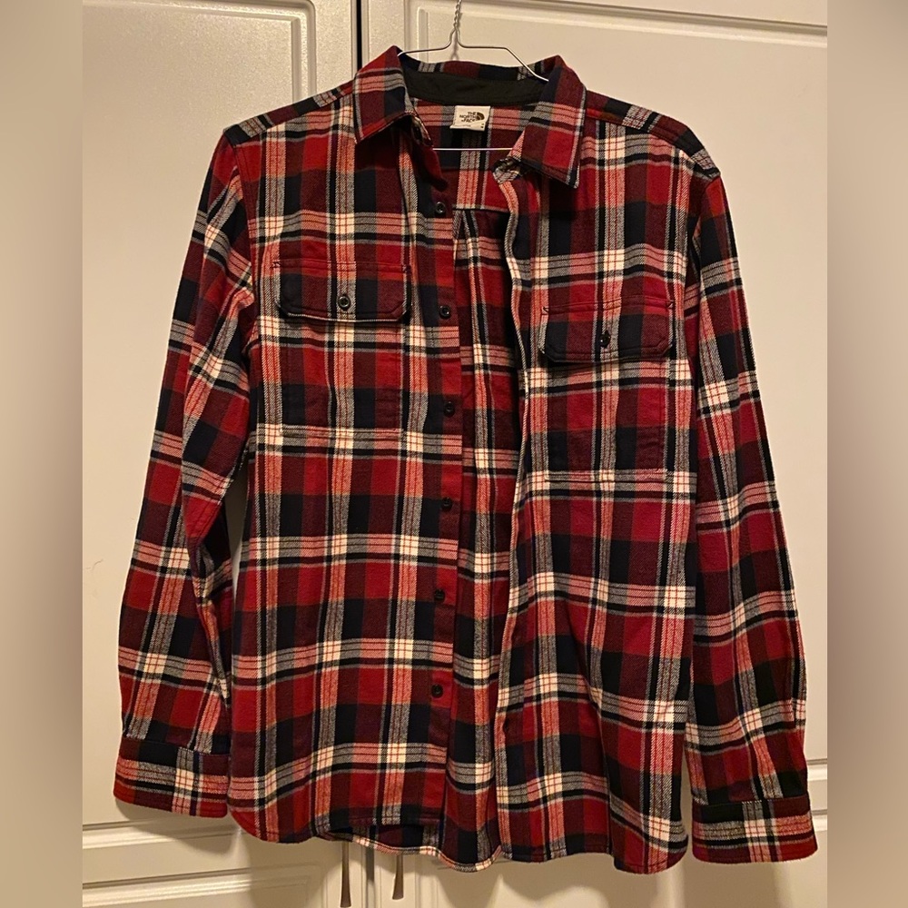 North face button up!!! Size M